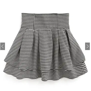 GRL gm773 하운드투스 체크 플레어 스커트 L 사이즈