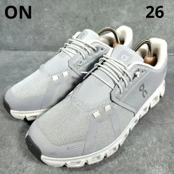 새상품급 온 On 클라우드 6 그레이 스니커즈 스포츠 메쉬 [ 26 ]