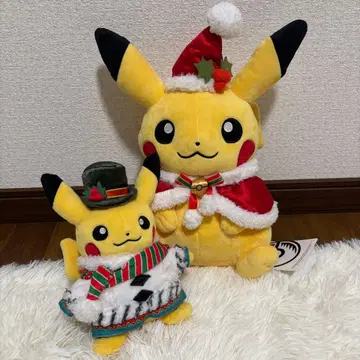피카츄 크리스마스 봉제 인형 포켓몬 센터 모음