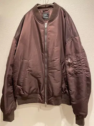 [ 새상품급 ] ZARA 오버 사이즈 MA-1 봄버 자켓