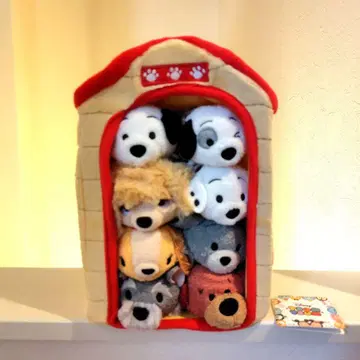 디즈니 썸썸 도그 하우스 세트 아기 강아지 이야기 101마리 강아지
