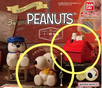 PEANUTS 피넛 스누피 미니 저금통 가챠