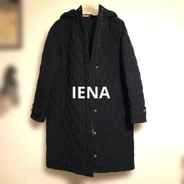 IENA 이에나 충전솜 퀼팅 코트 자켓 블랙
