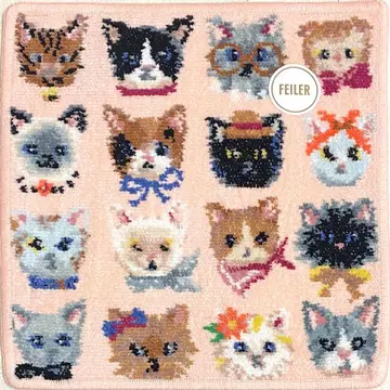 페이러 타월 손수건 러브러리 프리티캣츠