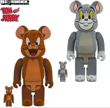 BE@RBRICK 베어브릭 톰과 제리 플로키 400% 100%