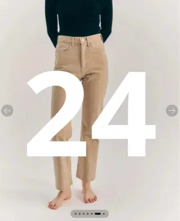 THE SHISHIKUI/BASIC JEANS BEIGE 24