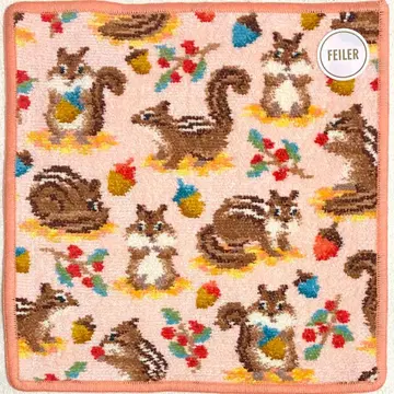 페이 타월 손수건 시마시마리스 애프리콧