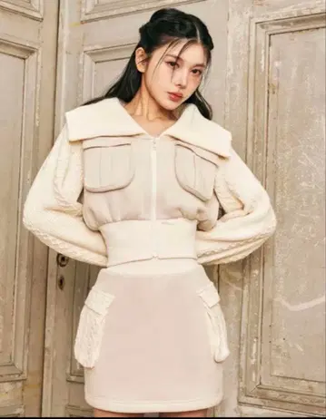 Darich 니트 콤비 맨투맨 셋업 IVO free