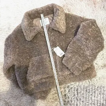 BAYFLOW 브라운 보아 자켓