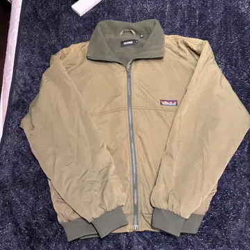 [ 하자품 초특가! ] X-LARGE 패치 부착 나일론 자켓 카키