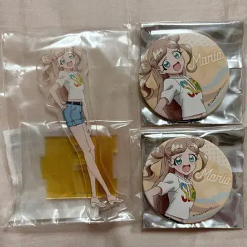 키라토츠 프리채널 아크릴 스탠드 캔뱃지 마리아