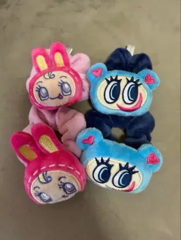 나루미야 캐릭터 마스코트 포함 스크런치 벨리에 나카무라 2개씩