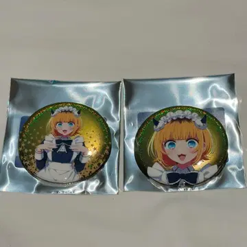 최애의 아이 MEM 묘 별하늘 메이드ver. 홀로그램 캔뱃지