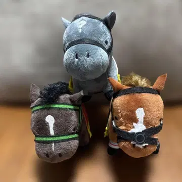 서러브레드 컬렉션 말 의류 마스코트 볼체인 3개 세트