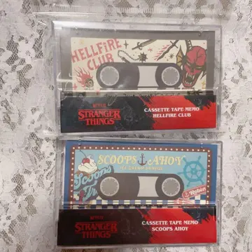 기묘한 이야기 카세트 테이프 메모 2개 세트