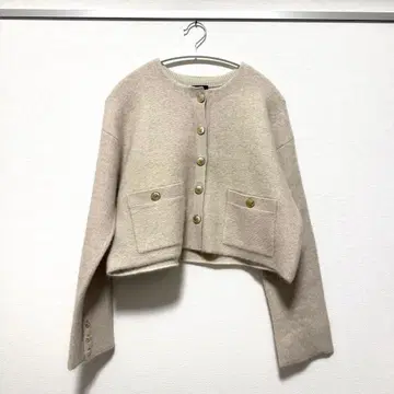 Apart by CN 라쿤 네이비 골드 버튼 가디건