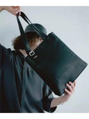 HARE 버클 토트백 토트백 가죽