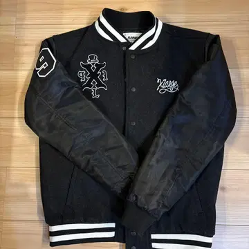 XLARGE 바시티 자켓 블랙 S