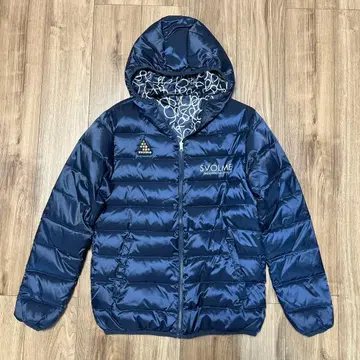 SVOLME 다운 자켓 L 다운&페더 리버서블 네이비