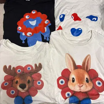 미야쿠미야쿠 T셔츠 4장 세트 XS.M.L.XL