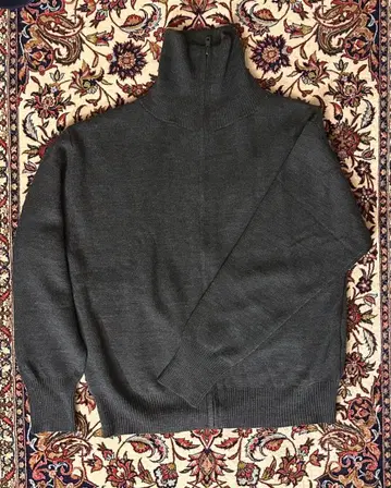 드라이버즈 니트 UNIQLO U 더블 페이스 니트 자켓 그레이 S