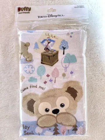 디즈니 더피 페이스 타월