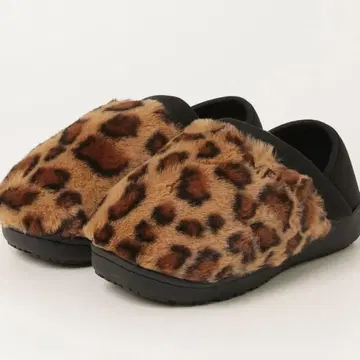 MEI 2way 레오파드 퍼 모크 슈즈