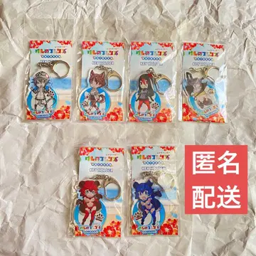 [재고 라스트] 케모노 프렌즈 오키나와 한정판 아크릴 키링 6종 세트