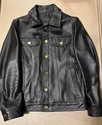 [ 타임세일 ] G 타입 Leather 트래커 자켓 L