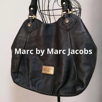 Marc by Marc Jacobs 가죽 토트백 블랙