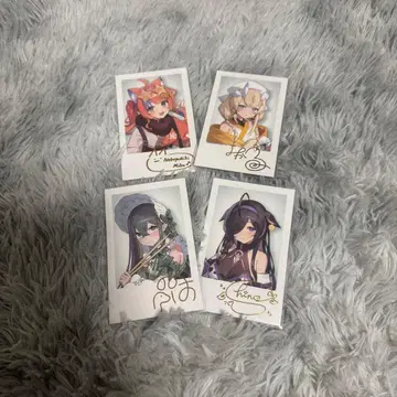 니지산지 요이유메 폴라로이드풍 카드 레어 금박 세트