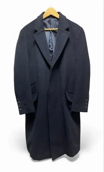 인터내셔널 갤러리 빔즈 체스터 코트 캐시미어 혼방 네이비