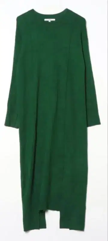 UN3D. 아쓰리드 니트 롱 원피스 그린 원피스 무지