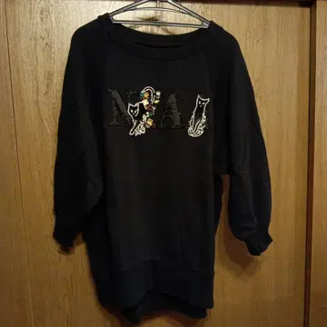 그레이스 콘티넨탈 비즈 장식 블랙 트레이닝복