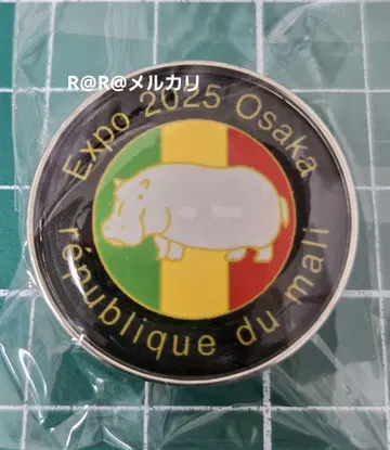 만국박람회 EXPO2025 마리관 핀 배지 블랙 마리 파빌리온