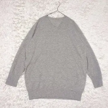 매킨토시 런던 캐시미어 100% 니트 V넥 풀오버