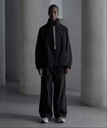 [ CALLNE ] 나일론 테크 셋업 상하의 세트 ( 발수 방풍 )