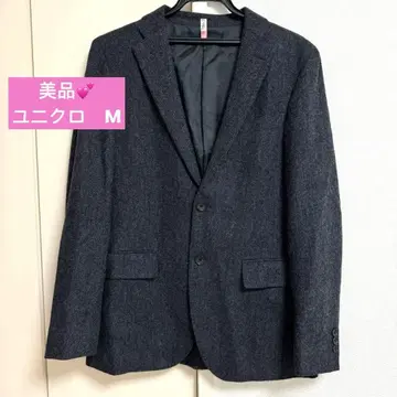 유니클로 트위드 자켓 디자인 자켓 수트 M