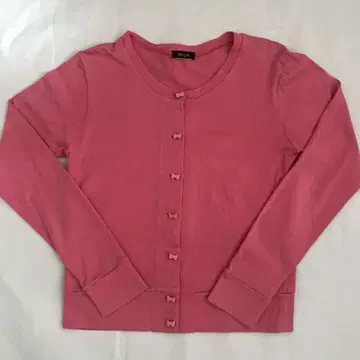 핑크 가디건