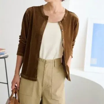 JOURNAL STANDARD relume 시어 벨로아 2WAY 가디건