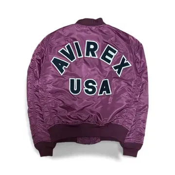 AVIREX type-2 MA-1 burgundy women's
