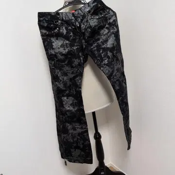 큐티 플래시 데미지 데님 고딕 펑크 부츠컷