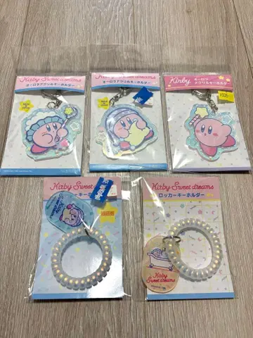 [ 미개봉 새상품 ] 별의 커비 스위트 드림스 아크릴 키링 5개 세트