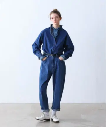 KELEN / 케렌 프릴 디자인 데님 셔츠