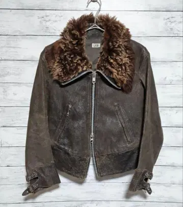 LGB 루 그랑 블루 가죽 자켓 고트스킨