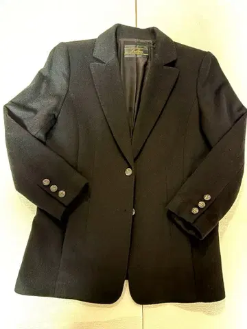 레리안 캐시미어 100% 큐프라 싱글 자켓 프랑스 원단 블랙