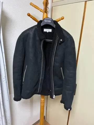 VANQUISH 뱅퀴시 블랙 스웨이드 가죽 라이더 자켓 팔자 M