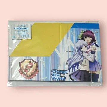 레어 Angel Beats! CD DVD 수납BOX 유리 천사