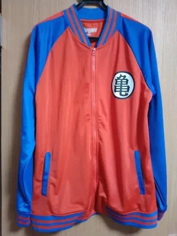 LL 사이즈 드래곤볼 거북이 마크 집업 자켓