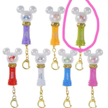 디즈니 스토어 시크릿 키링 7색 변화 응원봉 닉 와일드